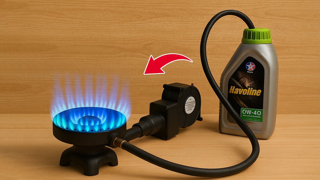 Millions Don’t Know That Waste Oil Is a Gold Mine! DIY 3-in-1 Heating Stove